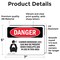 Signmission Carbon Monoxide CO Gas May Danger Sign, Vinyl Decal, 7in W x 5in L, 2PK OS-2PACK-DS-D-57-L-2415 - alternate 5